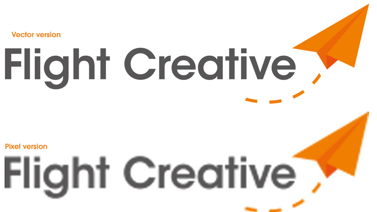 Pixel vs vector logos